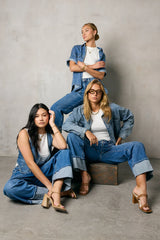 Luca Denim Button Up