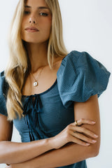 Elle Gingham Midi Dress