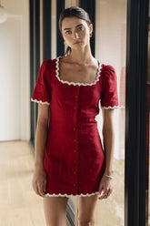 Aubrey Ric Rac Mini Dress