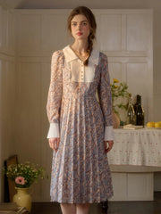 Paula V-Neck Floral Dress