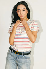 Christopher Striped Tee in Multi