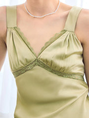 Chelsea Lace Panel Slip Dress