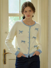 Clementina Round Neck Bow Cardigan