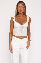 Drunk In Love Top White