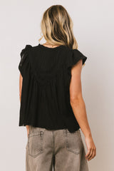 Leia Blouse in Black