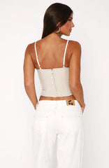 She's A Rebel Bustier Oatmeal