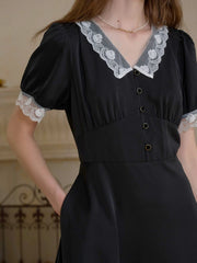 Hailey V-Neck Lace Dress