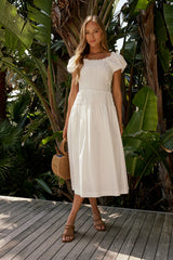 Bruce Smocked Midi Dress