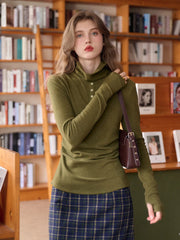 Estrella Turtleneck Knit Top