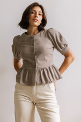 Tisha Peplum Blouse