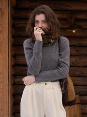 Marilyn Turtleneck Wool Cashmere Sweater