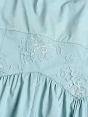 Saylor Lace Cotton Sleeveless Dress