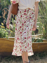 Yara Romantic Tulip Print Skirt