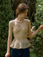 Victoria Square Neck Accordion Pleats Lyocell Top