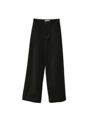 Isabela Straight Cotton Trousers