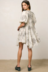 Kellie Abstract Babydoll Dress