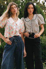 Neiko Floral Top
