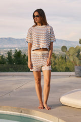 Maizey Scalloped Knit Top