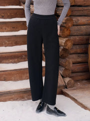 Jessie Silhouette Straight Wool Trousers