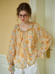 Matilda Round Neck Floral Blouse