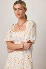 Claire Floral Midi Dress