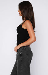 Horizon Heat Tank Top Black