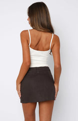 The Right One Mini Skort Espresso