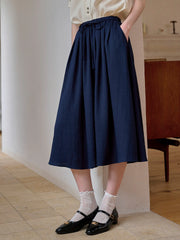 Sadie A-Line Lyocell Linen Skirt