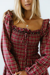 George Plaid Mini Dress