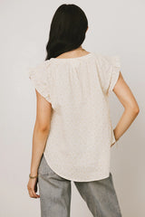 Rome Floral Blouse in Yellow
