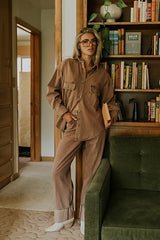 Shaylee Striped Button Up