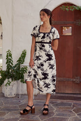Arian Floral Midi Dress
