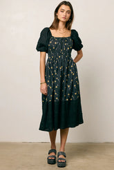 Rebekah Floral Midi Dress
