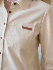 Alondra Lapel 100% Cotton Shirt