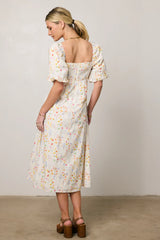 Claire Floral Midi Dress