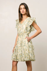Katrina Ruffled Mini Dress