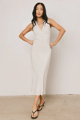 Angela Maxi Dress in Cream