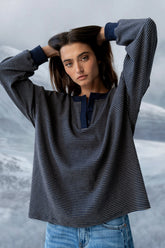 Skye Oversized Striped Top