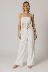 Karie Crochet Tank Top