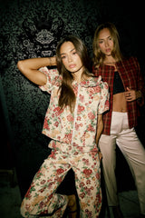 Joanna Floral Zip Up