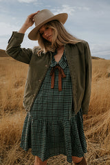 Franklin Gingham Midi Dress