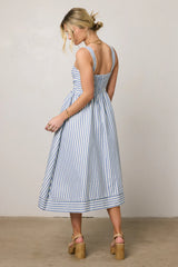 Archie Striped Midi Dress