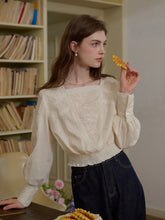 Oakley Square Neck Embroidery 100% Cotton Blouse