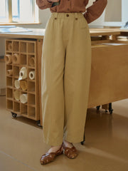 Maggie Lyocell Cotton Carrot Trousers