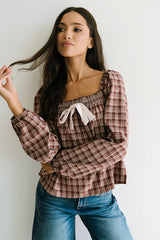 Jemma Plaid Blouse