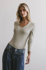 Iris Basic Top in Sage