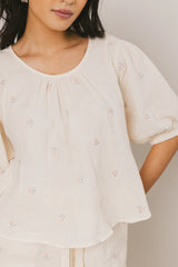 Elia Floral Top