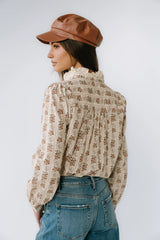 Markel Lace Trim Blouse