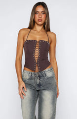 Make You My Lover Bustier Chocolate