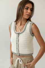 Malia Knit Tank in Olive